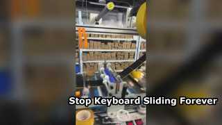 NR EPDM粘着性シリコーンゴム製スティッキーキーボードフィートの生産を導入