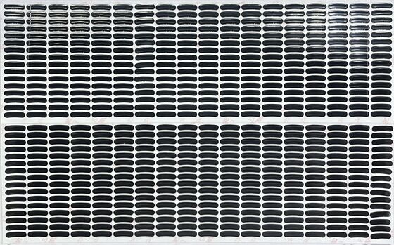 黒の楕円形 PTFE ゲーミング マウス スケート、9448HK 接着剤高温耐性