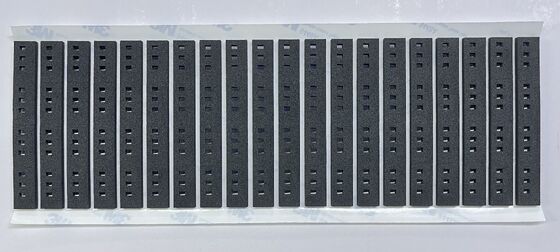 Custom Die-Cut Black EVA Foam Shockproof Gasket, Stepped Self-Adhesive Pad Specially for Electronic Devices
