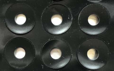 円のフィートのあたりのコンピュータ シリコーン ゴムのパッド0.05mm厚いNR EPDM