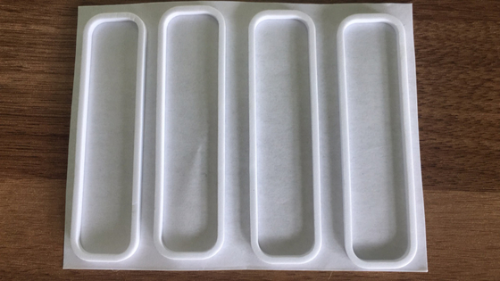 20mmの白い色の柔らかい倍は物質的なROHS証明エヴァの泡テープ味方した