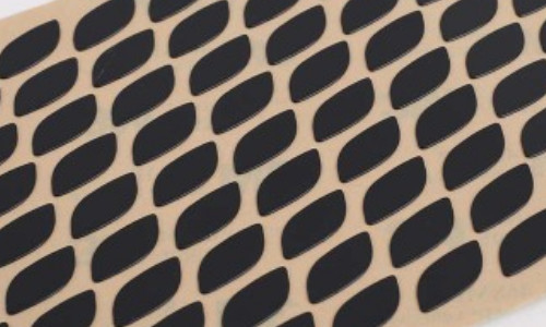 楕円のテフロン制御マウスのフィートによっては二重味方されたテープPAHSがすべる