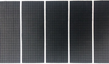 マイラー防火効力のある黒いロール プラスチック4*4mm正方形型の型抜き