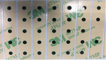 ASTM D3330はキーボードのために明確な両面テープ3M 467透明なステッカーをテストした