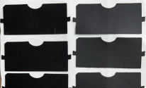 コンピュータのキーボードの黒く薄いポリエチレン テレフタラート マイラー