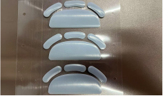灰色ポリテトラ フロアエチレン マウススケート PTFE マウス脚キット