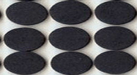 楕円のテフロン制御マウスのフィートによっては二重味方されたテープPAHSがすべる